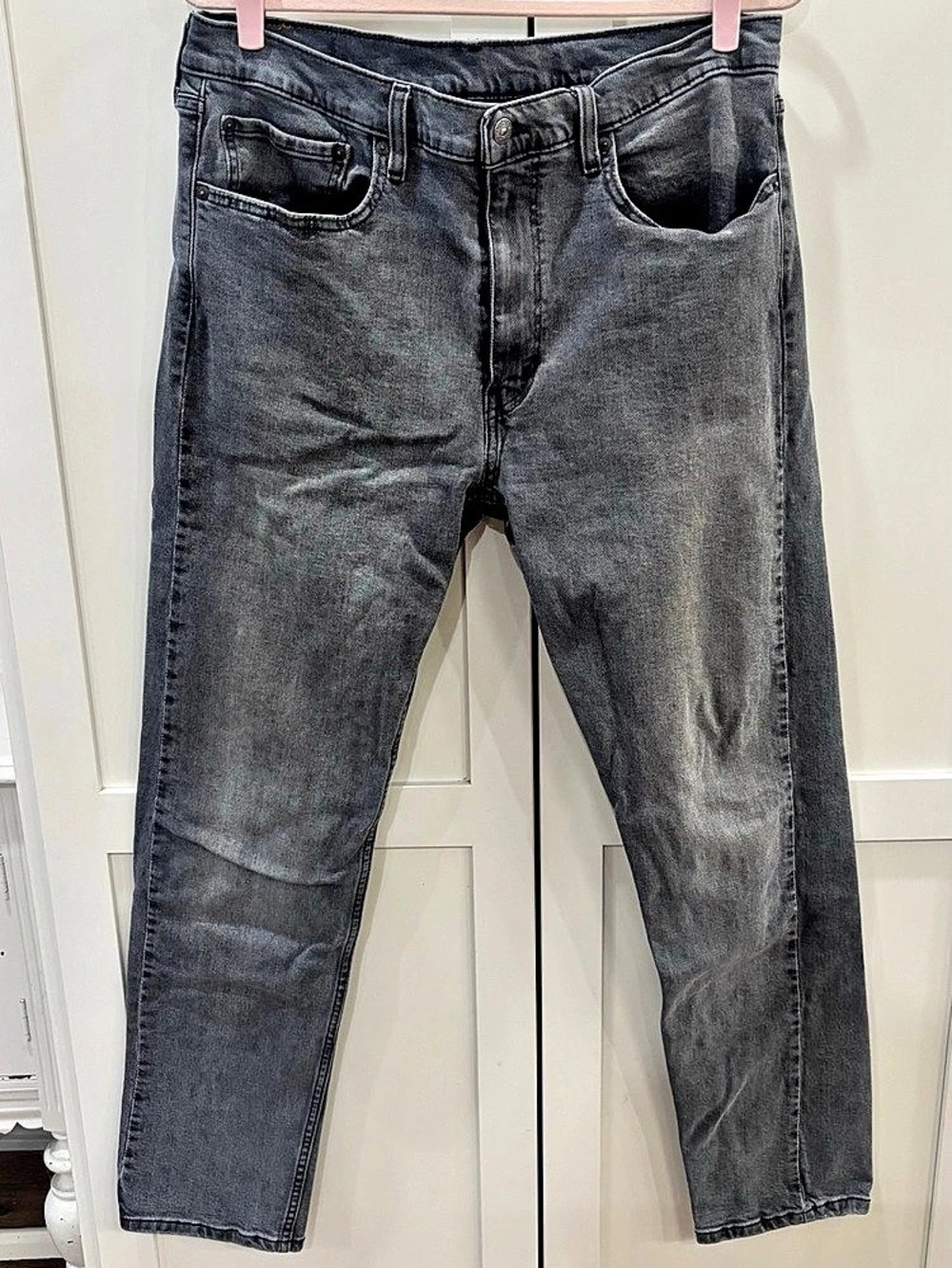 Levi's 502 Straight Leg Jeans Gray Waist 36 Length 34